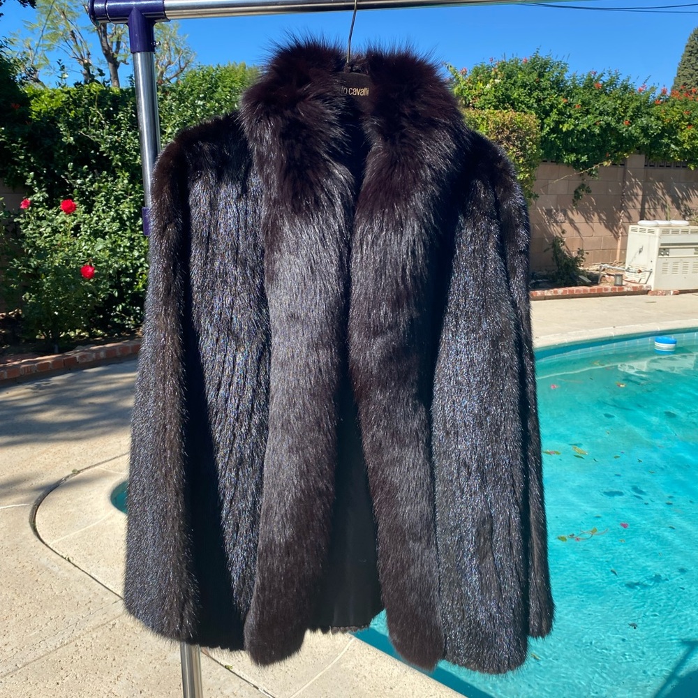 Roberto Cavalli Fox Fur Coat